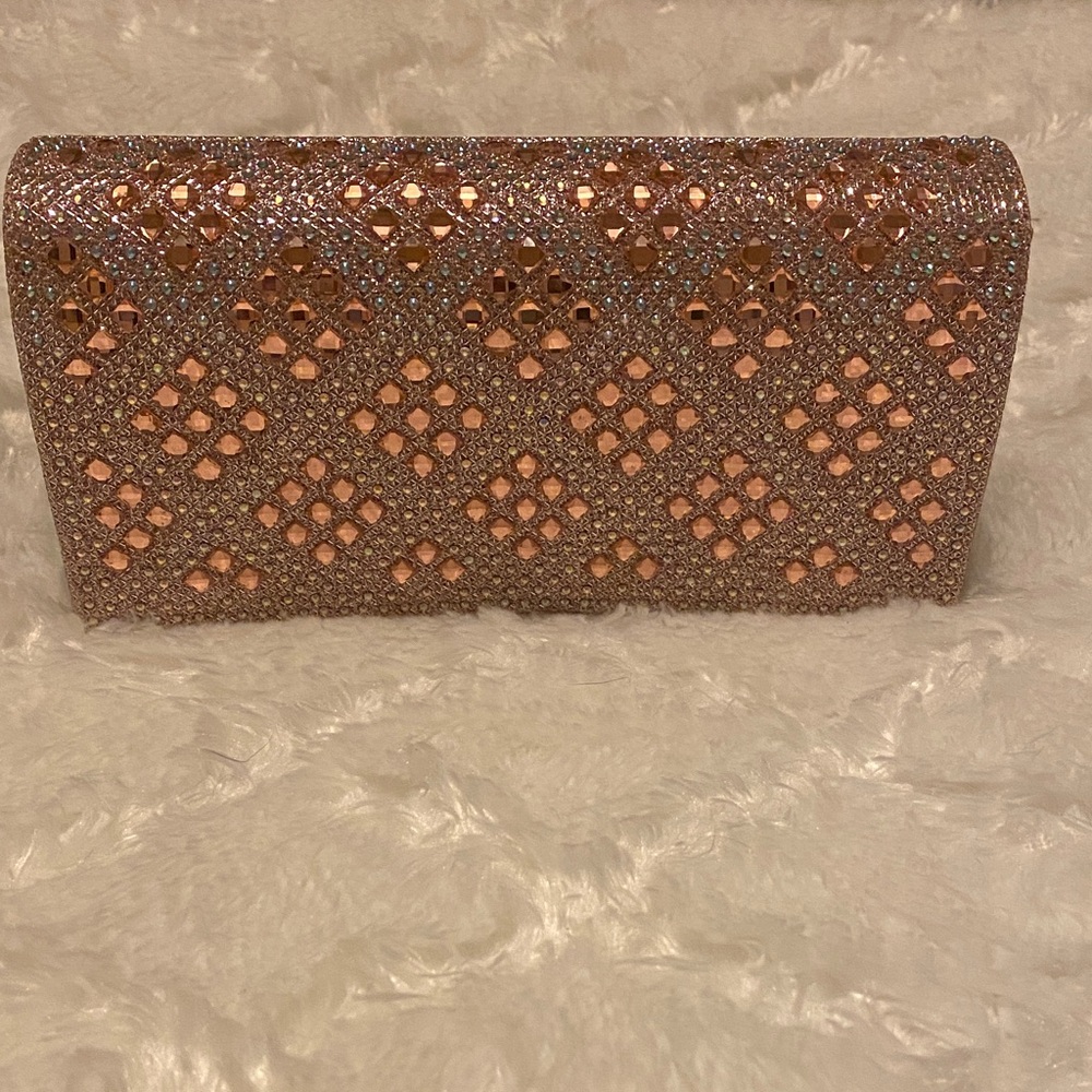 Elegant Rose Gold Clutch